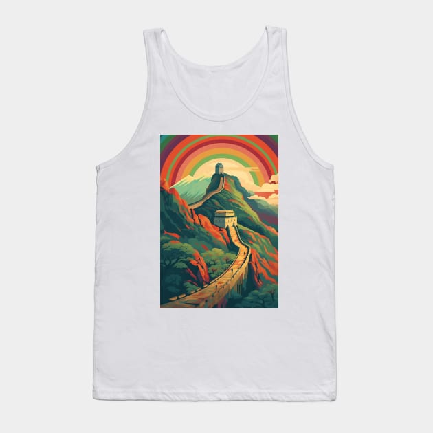 The Great Wall of China Tank Top by CEYLONEX